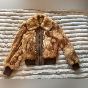 Vintage Dino Ricco Rabbit Fur Coat